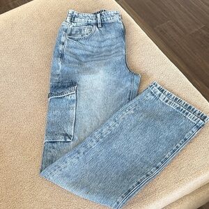 Maurices High Rise Wide Leg Denim